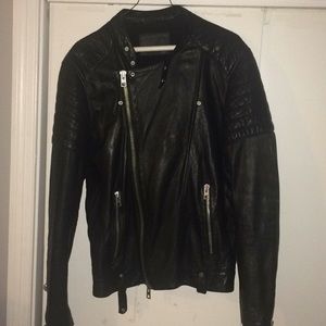ALL SAINTS Leather Biker Jacket